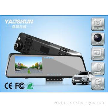 H.264 Car DVR Camera Recorder Rear View Mirror Recorder For